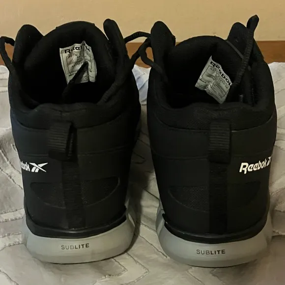 Reebok Sublite Safety Steel Toe Shoes Sz 10 1/2