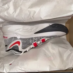 Reebok White and Red Athletic Sneakers