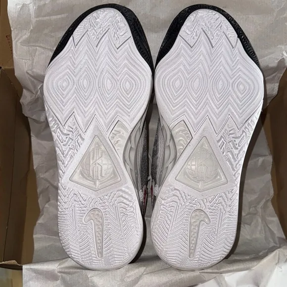 Reebok White and Red Athletic Sneakers