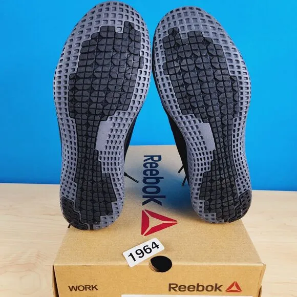 Reebok ZPrint Work RB4251 Womens‎ Size 6 Shoes Steel safety Toe MemoryTech Black
