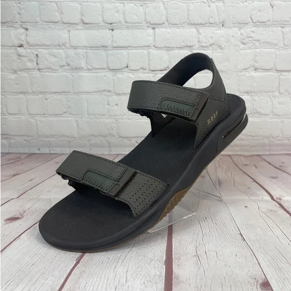 Reef Fanning Baja Brown Gum With Bottle Opener Sandals Mens Size 11