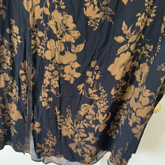 Reformation Zoe Floral Print Midi Skirt