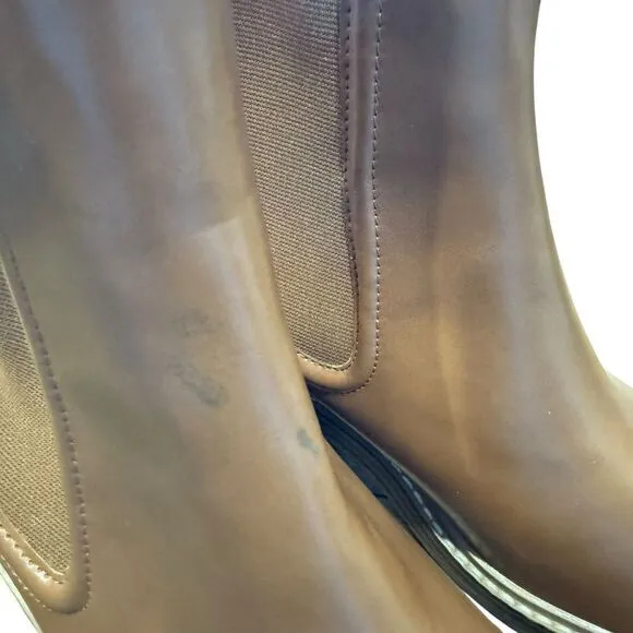 Revolve STEVEN by Steve Madden Cabell Chelsea Bootie Leather Ankle Boots NWOT