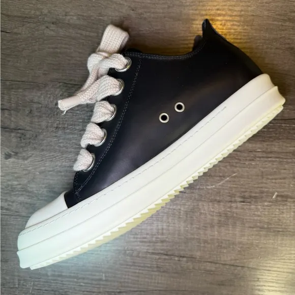 Rick Owen’s Low Top Thick Laces