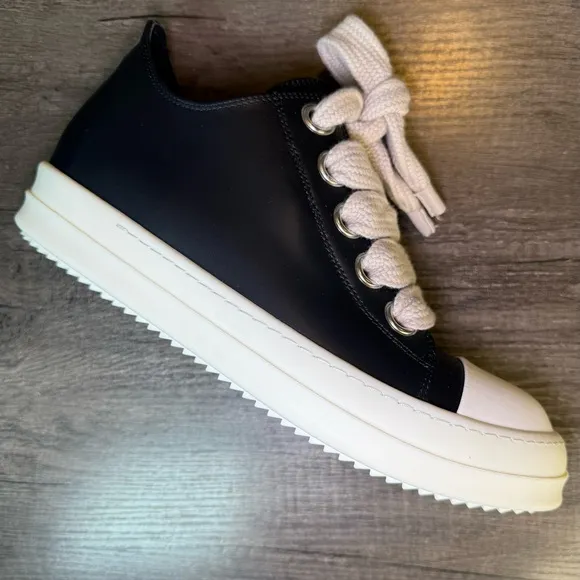 Rick Owen’s Low Top Thick Laces