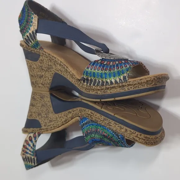 Rieker Colorful Women's Sandals Size 38