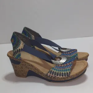 Rieker Colorful Women's Sandals Size 38