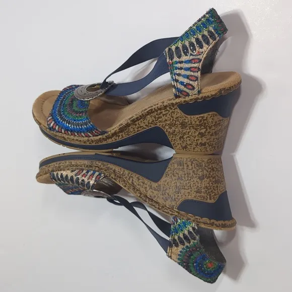 Rieker Colorful Women's Sandals Size 38