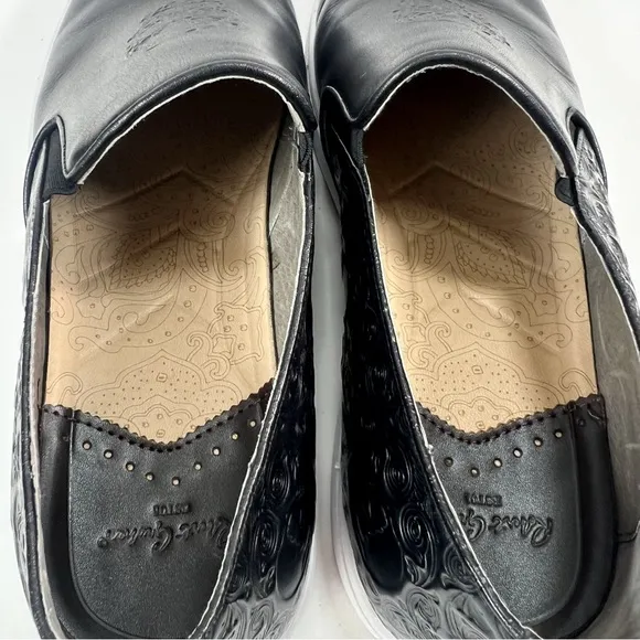 Robert Graham Calvert Sneakers Black Embossed Skull Leather Slip On Mens size 12