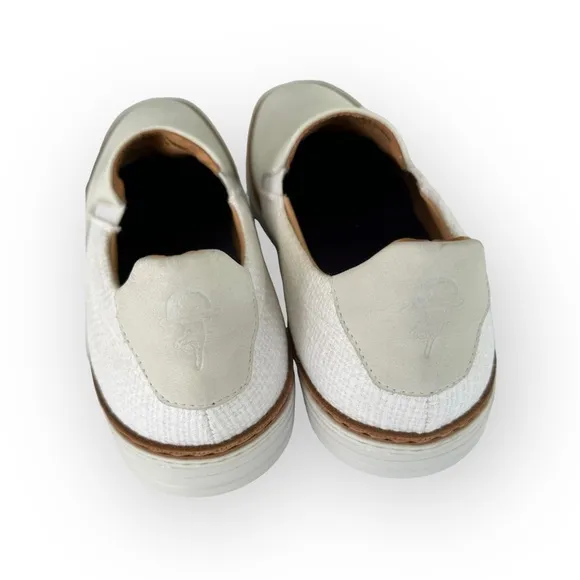 Robert Graham • Hanover Leather Linen Slip On Sneakers