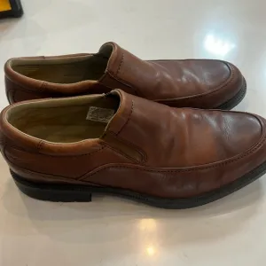 Rockport leather adiprene by adidas mens oxford dress shoes brown size 10M