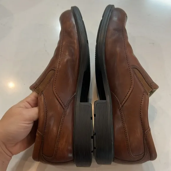 Rockport leather adiprene by adidas mens oxford dress shoes brown size 10M