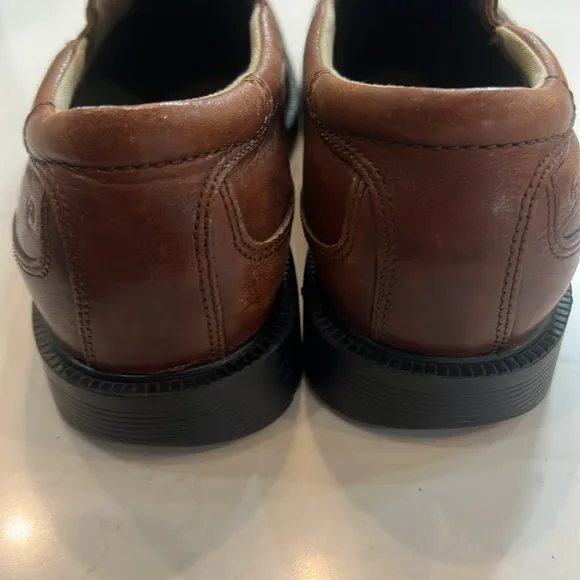 Rockport leather adiprene by adidas mens oxford dress shoes brown size 10M