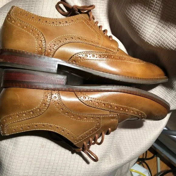 Rockport Men brown lace-up leather shoes, 8.5