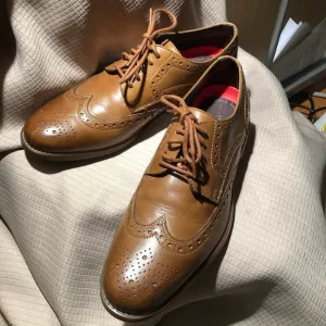 Rockport Men brown lace-up leather shoes, 8.5
