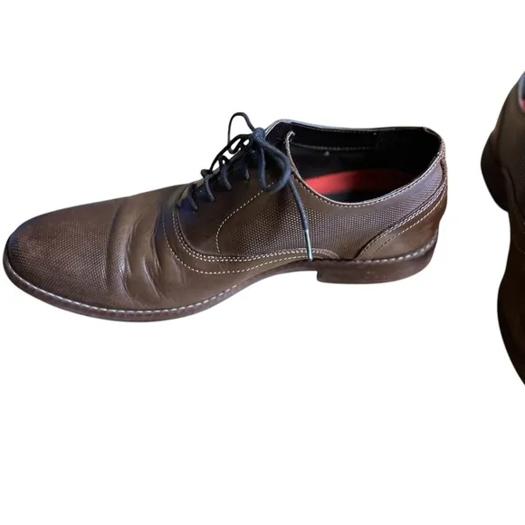 Rockport Men's Brown Leather Trutech Casual Sneakers Size 9