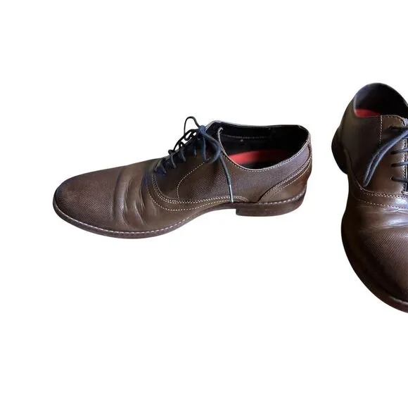 Rockport Men's Brown Leather Trutech Casual Sneakers Size 9