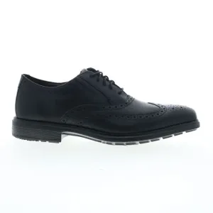 Rockport Mens Total Motion Amalfi Wingtip Black Shoes (NWT)