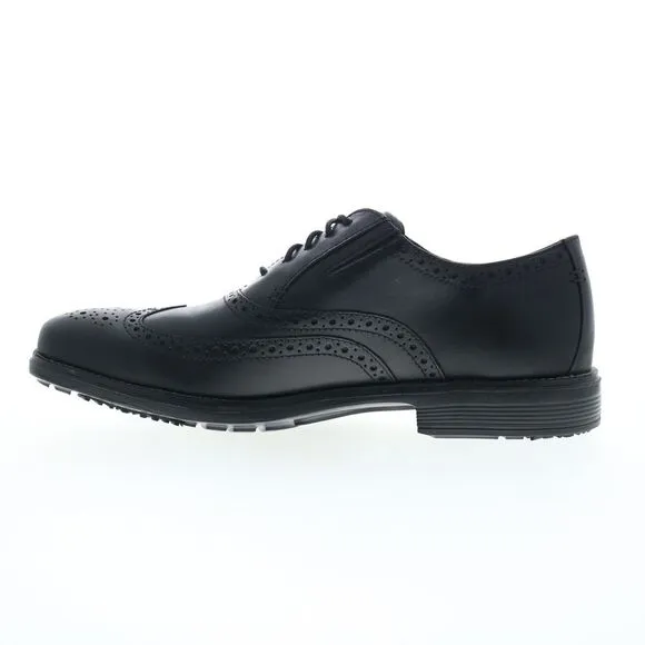 Rockport Mens Total Motion Amalfi Wingtip Black Shoes (NWT)