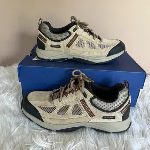 {Rockport} Rock Cove Trail Shoe Sneaker Lace Up in Taupe - Mens 8