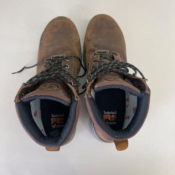 Rocky 5&quot; Nano CT Hiker Brown Leather Safety Toe Lace Up Work Boot Shoe Mens 11 M