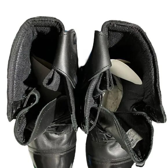 Rocky Boots Mens 14 Black Leather Paraboot  10&quot; Jump Zip Insulated Waterproof