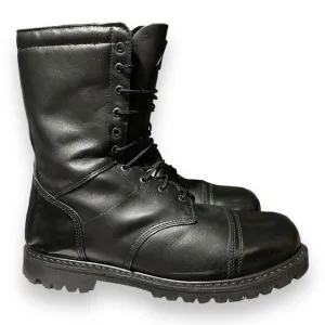 Rocky Boots Mens 14 Black Leather Paraboot  10&quot; Jump Zip Insulated Waterproof