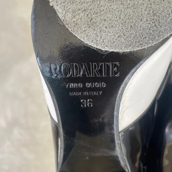 Rodarte Black White Snake Leather Ankle Boots