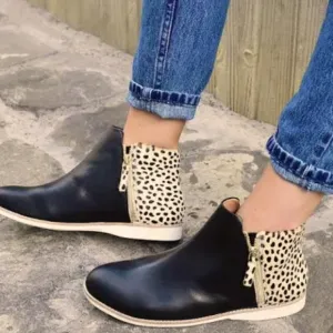 Rollie x Anthro Stylish leather Ankle Boots