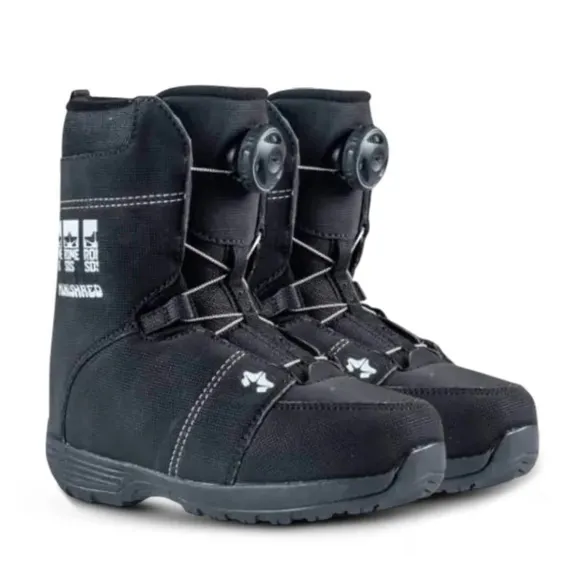 Rome mini shred kids boa snowboard boots 13C