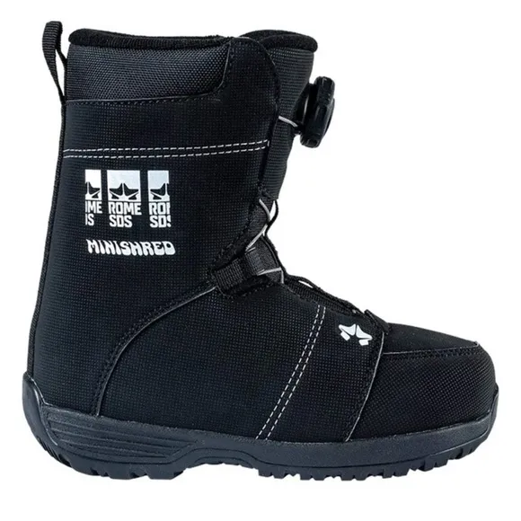 Rome mini shred kids boa snowboard boots 13C