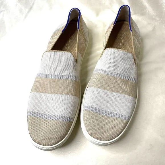 Rothys Birch Stripe Slip On Sneakers 12