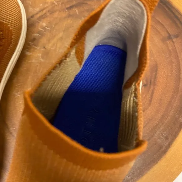 Rothy’s CHELSEA Pumpkin Spice Slip On Hi Top Sneakers
