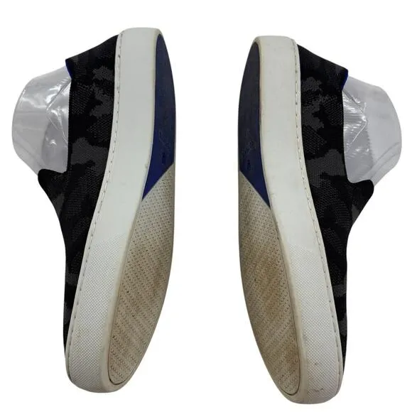 Rothy's Dark Grey Camo Slip On Sneakers