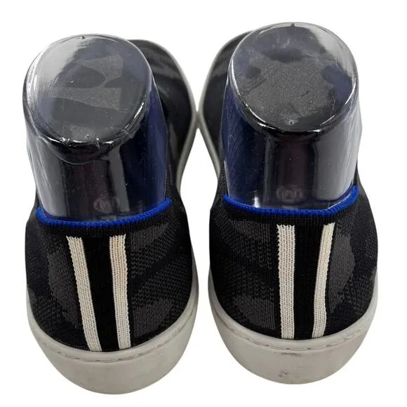 Rothy's Dark Grey Camo Slip On Sneakers
