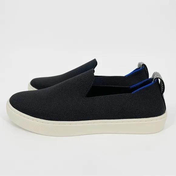 Rothy’s Kids Size 4 Slip On Sneakers Black