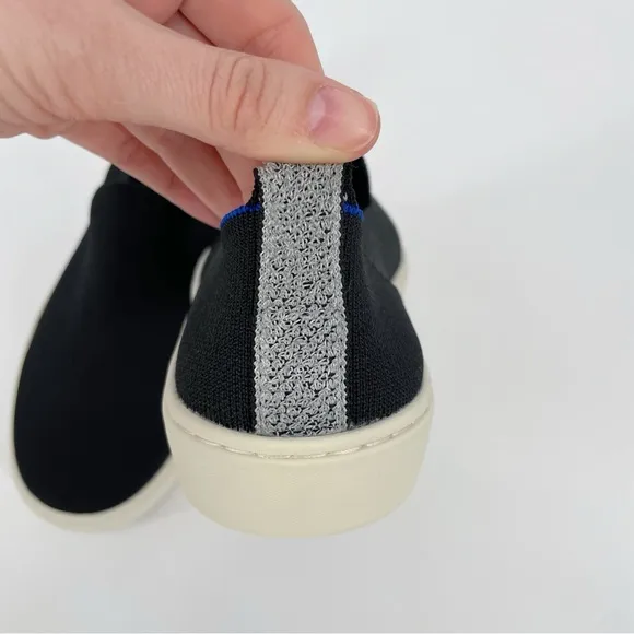 Rothy’s Kids Size 4 Slip On Sneakers Black