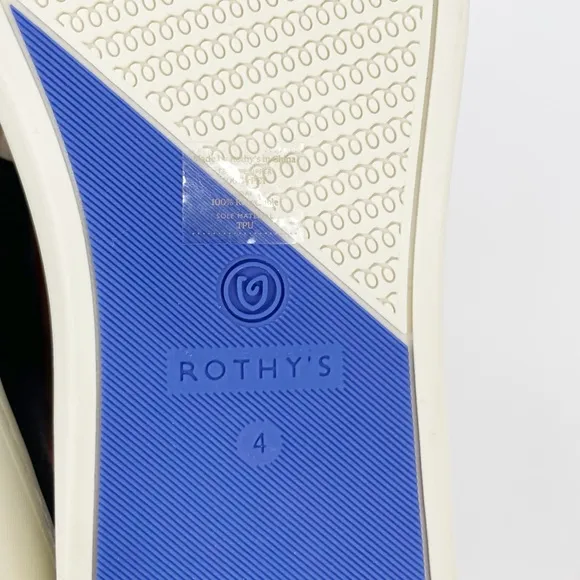 Rothy’s Kids Size 4 Slip On Sneakers Black