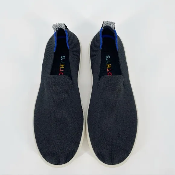 Rothy’s Kids Size 4 Slip On Sneakers Black