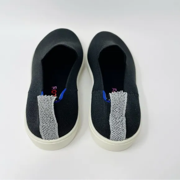 Rothy’s Kids Size 4 Slip On Sneakers Black