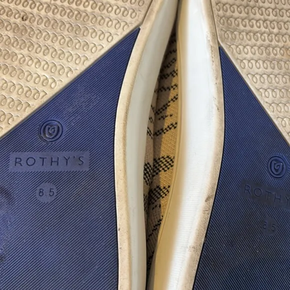 ROTHY’s LADIES MARITIME TIGER SLIP ON SNEAKERS-8.5-RETIRED
