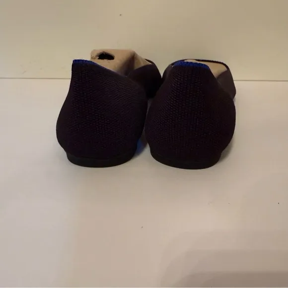 ROTHY’S NEW SHOES THE FLAT BLACK SOLID SLIP ON SIZE 9 NIB