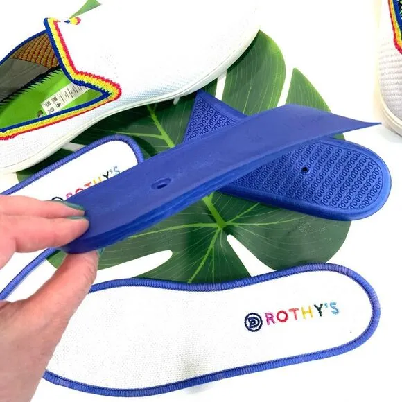 ROTHY’S Rainbow Pride Slip On Sneakers (Sz 43.5)