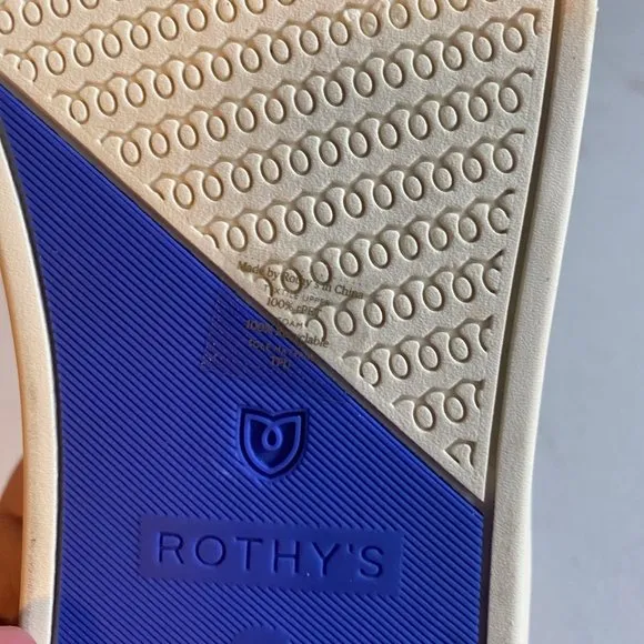 Rothy's Retired Ltd Edition The Shibori Sneaker Ocean/ Iris  NWOB Women's sz 10