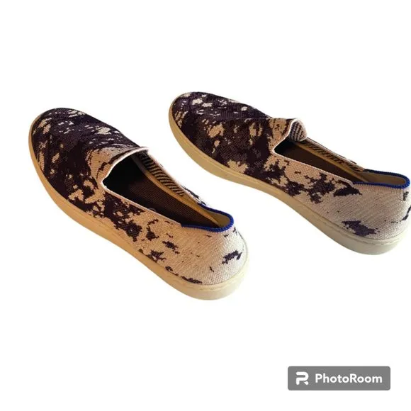 Rothy's Retired Ltd Edition The Shibori Sneaker Ocean/ Iris  NWOB Women's sz 10