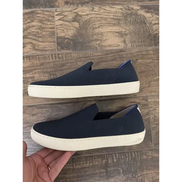 Rothy’s Size‎ 9.5 Women’s Slip On Sneakers Navy Blue Comfort Soft