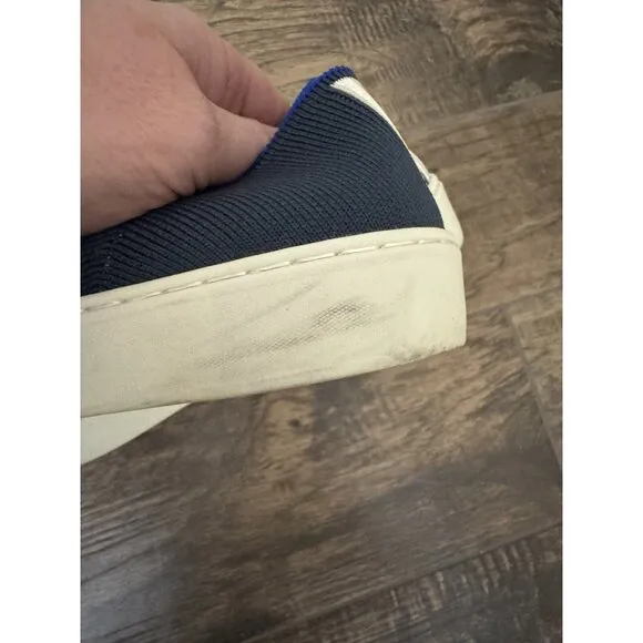 Rothy’s Size‎ 9.5 Women’s Slip On Sneakers Navy Blue Comfort Soft
