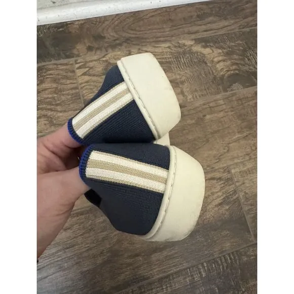 Rothy’s Size‎ 9.5 Women’s Slip On Sneakers Navy Blue Comfort Soft