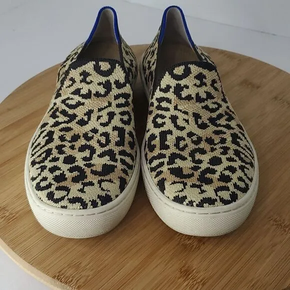 Rothy's Slip on Sneakers Animal Cheetah Print Women's Size 6