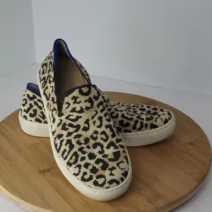 Rothy's Slip on Sneakers Animal Cheetah Print Women's Size 6
